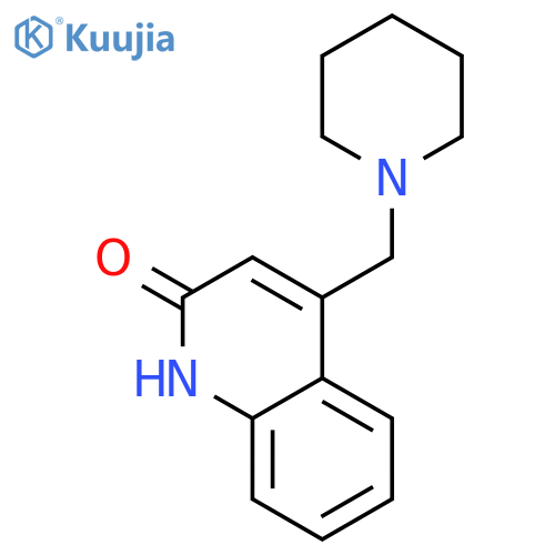 4-Piperidin-1-ylmethyl-1h-quinolin-2-One structure