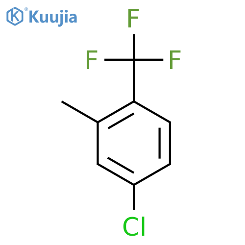 4-Chloro-2-methyl-1-(trifluoromethyl)benzene structure
