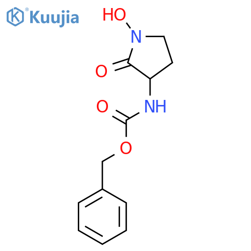 benzyl N-(1-hydroxy-2-oxopyrrolidin-3-yl)carbamate structure