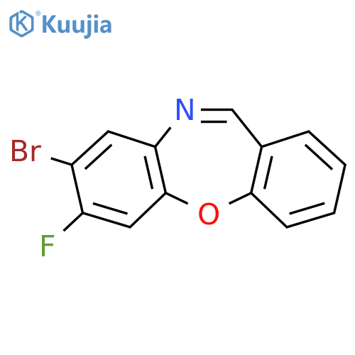 8-Bromo-7-fluorodibenzo[B,F][1,4]oxazepine structure