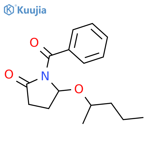 5-(1-methylbutoxy)-1-(phenylcarbonyl)pyrrolidin-2-one structure