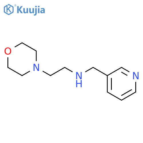(2-Morpholin-4-yl-ethyl)-pyridin-3-ylmethyl-amine structure
