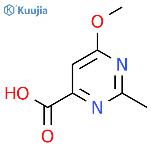 6-Methoxy-2-methylpyrimidine-4-carboxylic acid structure
