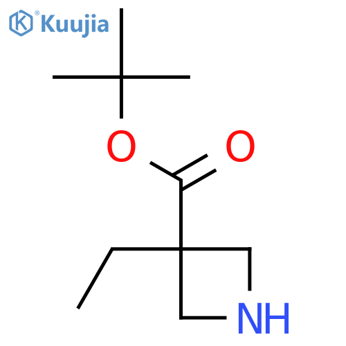 Tert-butyl 3-ethylazetidine-3-carboxylate structure