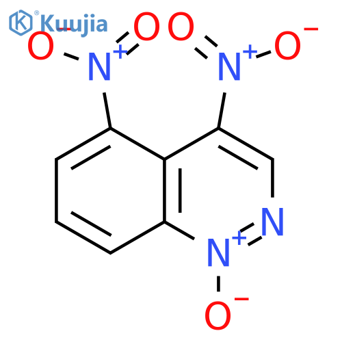 Cinnoline, 4,5-dinitro-, 1-oxide structure