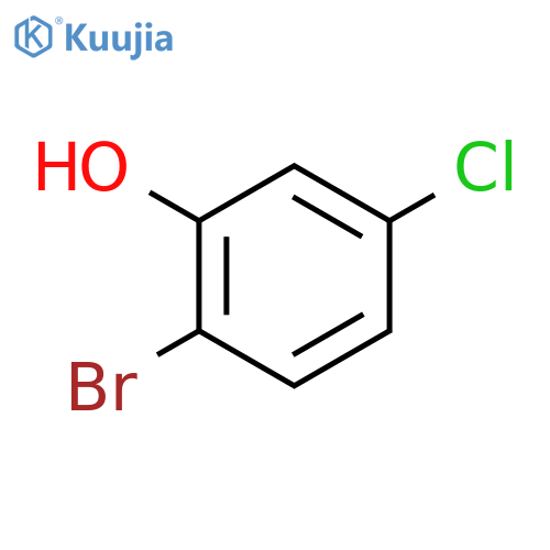 2-Bromo-5-chlorophenol structure