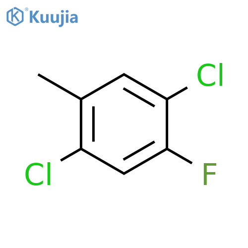 1,4-dichloro-2-fluoro-5-methylbenzene structure