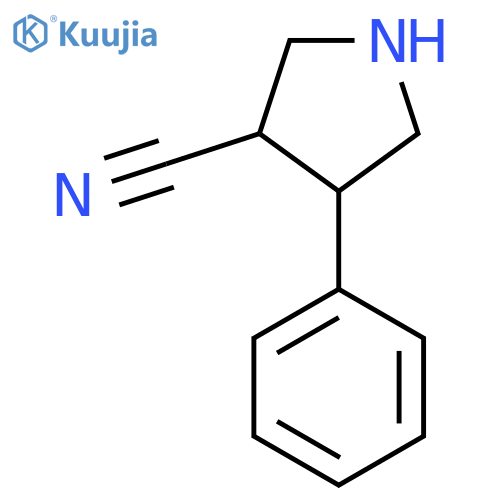 4-Phenylpyrrolidine-3-carbonitrile structure