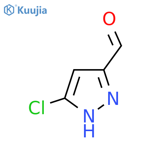 5-Chloro-1H-pyrazole-3-carbaldehyde structure