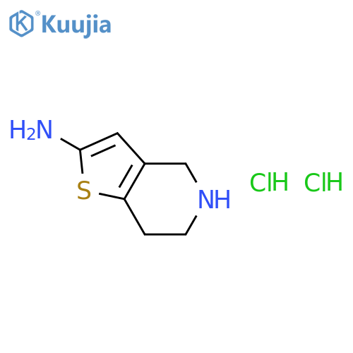 4,5,6,7-tetrahydrothieno[3,2-c]pyridin-2-amine dihydrochloride structure