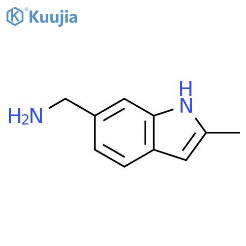 (2-METHYL-1H-INDOL-6-YL)METHANAMINE structure