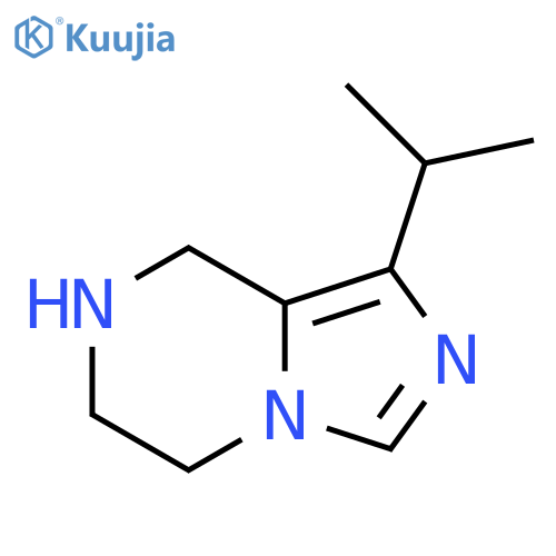 1-(propan-2-yl)-5H,6H,7H,8H-imidazo[1,5-a]pyrazine structure