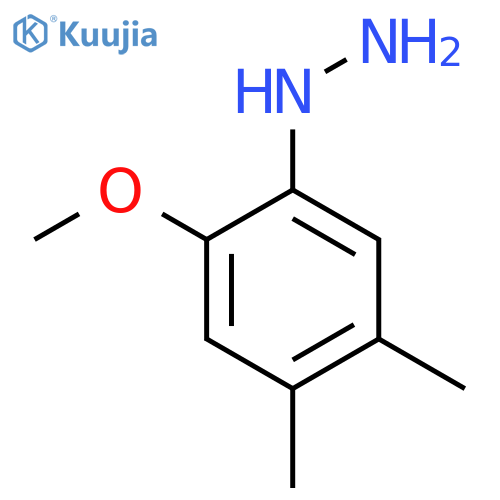 (2-methoxy-4,5-dimethylphenyl)hydrazine structure