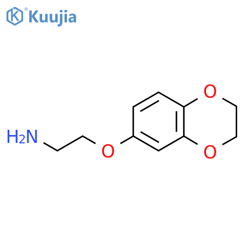 2-(2,3-dihydro-1,4-benzodioxin-6-yloxy)ethan-1-amine structure