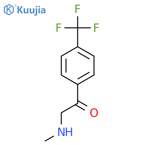 2-(methylamino)-1-4-(trifluoromethyl)phenylethan-1-one structure