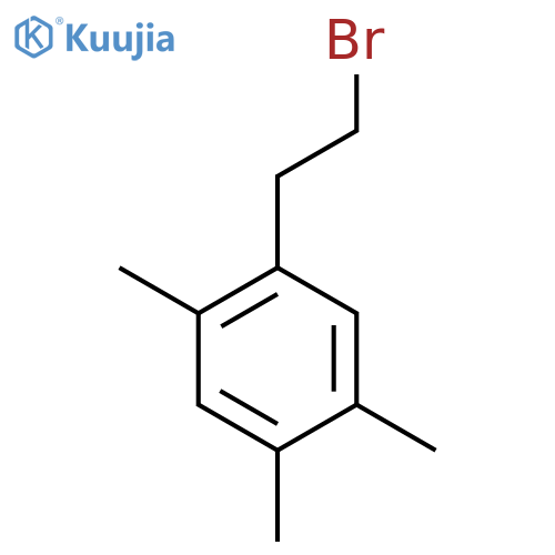 1-(2-Bromoethyl)-2,4,5-trimethylbenzene structure