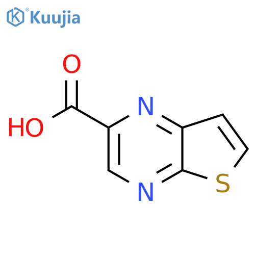 Thieno[2,3-b]pyrazine-2-carboxylic acid structure