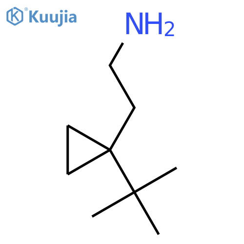 2-(1-tert-butylcyclopropyl)ethan-1-amine structure
