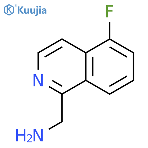 1-Isoquinolinemethanamine, 5-fluoro- structure