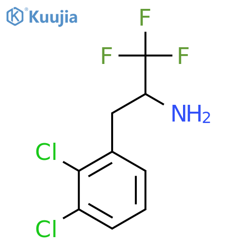 3-(2,3-dichlorophenyl)-1,1,1-trifluoropropan-2-amine structure