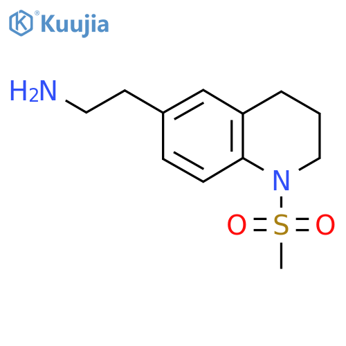 2-(1-Methanesulfonyl-1,2,3,4-tetrahydroquinolin-6-yl)ethan-1-amine structure