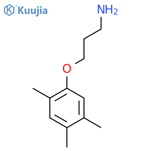 3-(2,4,5-trimethylphenoxy)propan-1-amine structure