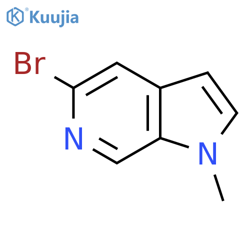 5-Bromo-1-methyl-1H-pyrrolo[2,3-c]pyridine structure