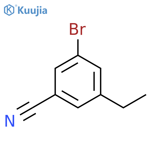 Benzonitrile, 3-bromo-5-ethyl- structure