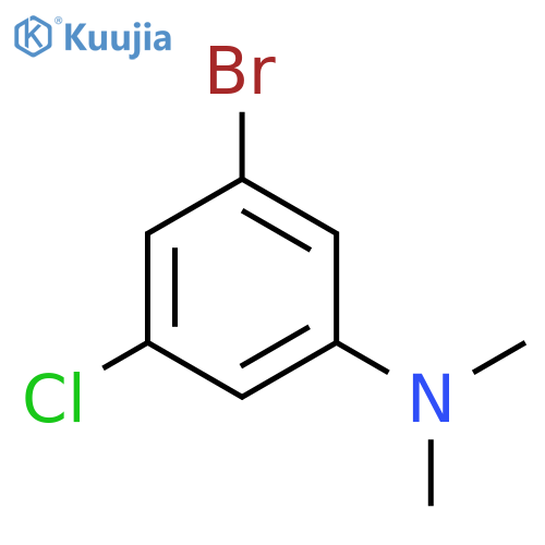 3-Bromo-5-chloro-N,N-dimethylaniline structure