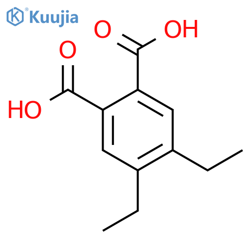 4,5-Diethyl-phthalic acid structure