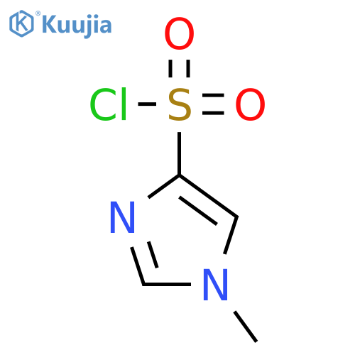 1-Methyl-1H-imidazole-4-sulfonyl chloride structure