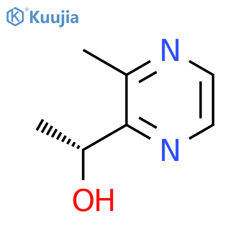 (1r)-1-(3-Methylpyrazin-2-yl)ethan-1-ol structure