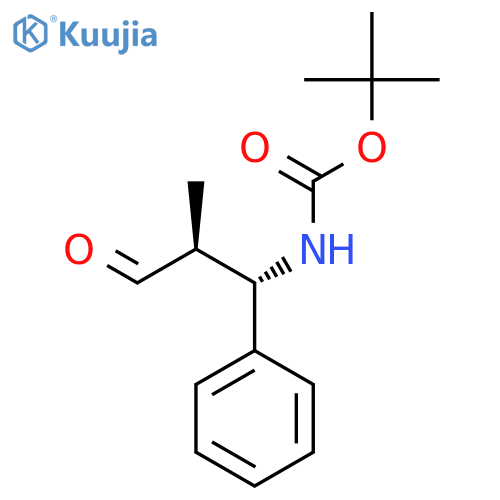 (2S,3S)-3-(Boc-amino)-2-methyl-3-phenylpropanaldehyde structure