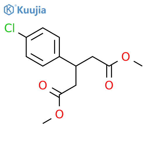 1,5-dimethyl 3-(4-chlorophenyl)pentanedioate structure