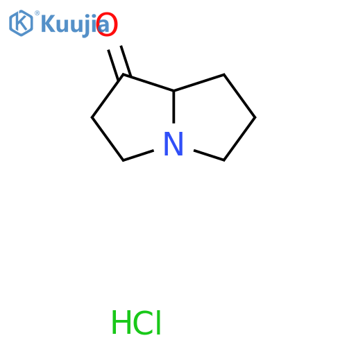 Hexahydro-pyrrolizin-1-one hydrochloride structure