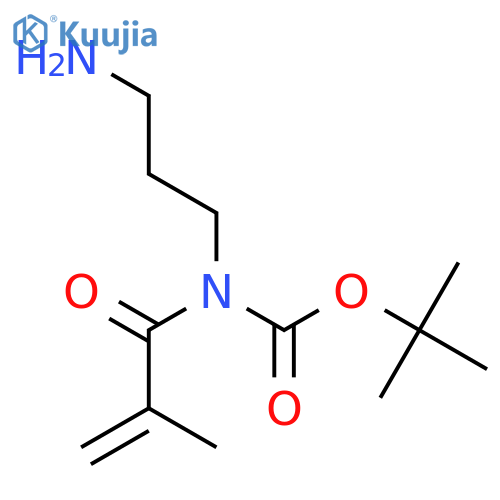 tert-Butyl (3-aminopropyl)(methacryloyl)carbamate structure