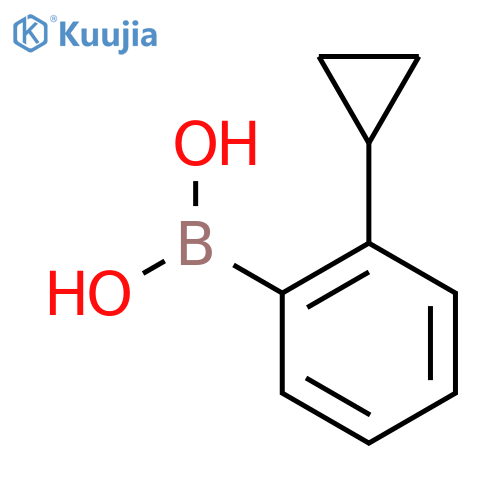 (2-Cyclopropylphenyl)boronic acid structure
