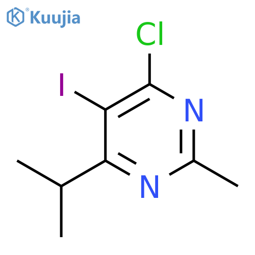 4-Chloro-5-iodo-6-isopropyl-2-methylpyrimidine structure
