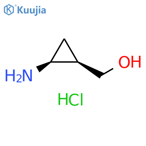rac-[(1R,2S)-2-aminocyclopropyl]methanol hydrochloride, cis structure