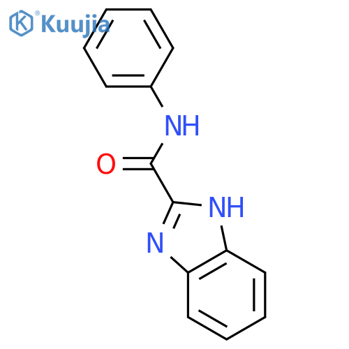 1H-Benzimidazole-2-carboxamide, N-phenyl- structure