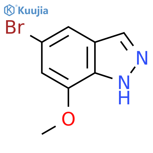 5-Bromo-7-methoxy-1H-indazole structure