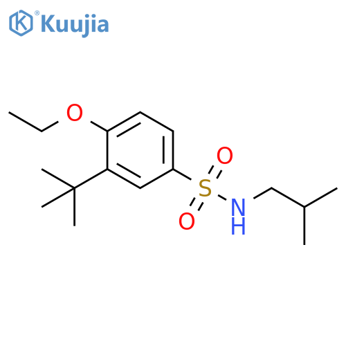 3-tert-butyl-4-ethoxy-N-(2-methylpropyl)benzene-1-sulfonamide structure
