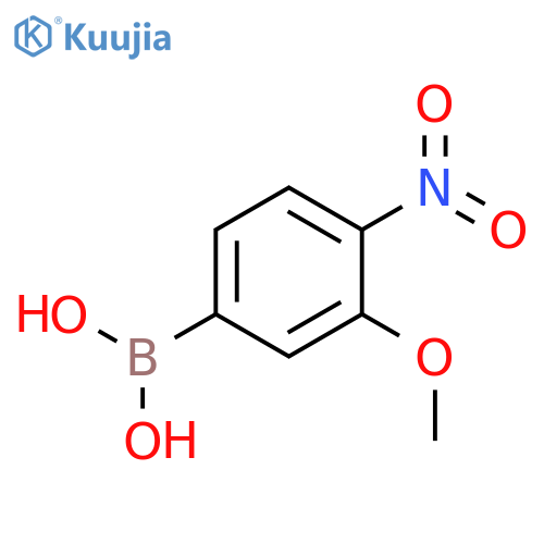 3-Methoxy-4-nitrophenylboronic acid structure