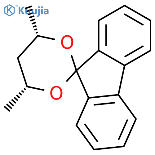 Spiro[1,3-dioxane-2,9'-[9H]fluorene], 4,6-dimethyl-, cis- structure