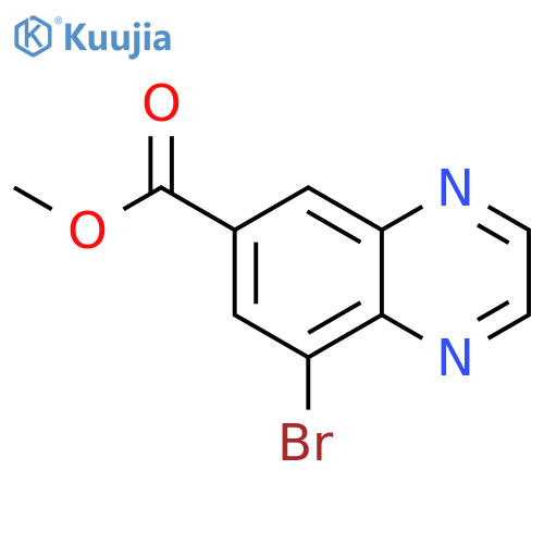 methyl 8-bromoquinoxaline-6-carboxylate structure