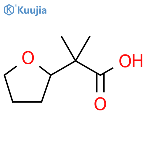 2-METHYL-2-(OXOLAN-2-YL)PROPANOIC ACID structure