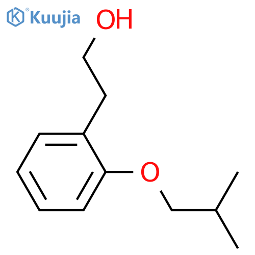 2-[2-(2-methylpropoxy)phenyl]ethanol structure