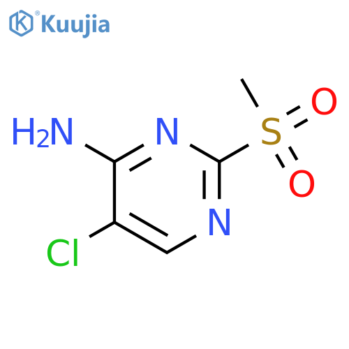 5-Chloro-2-(methylsulfonyl)pyrimidin-4-amine structure