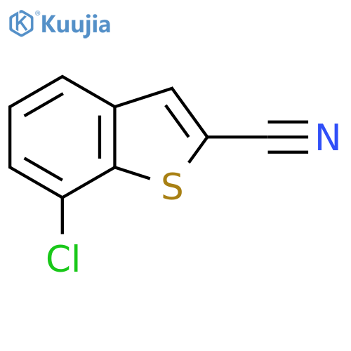 7-Chlorobenzo[b]thiophene-2-carbonitrile structure