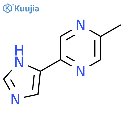 2-(1H-imidazol-4-yl)-5-methylpyrazine structure